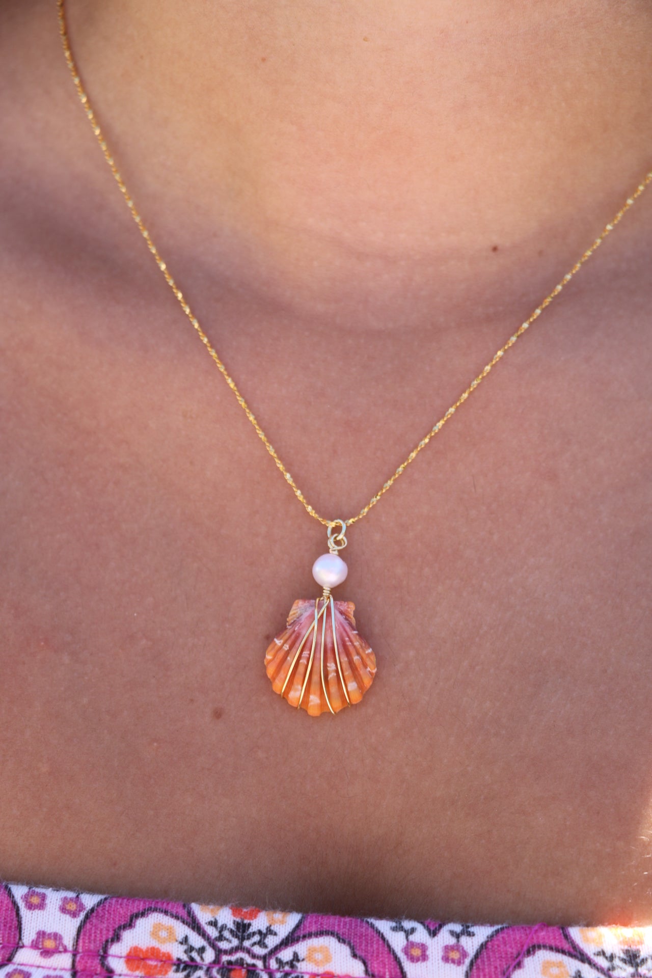 Sunrise Shell Pendant #2