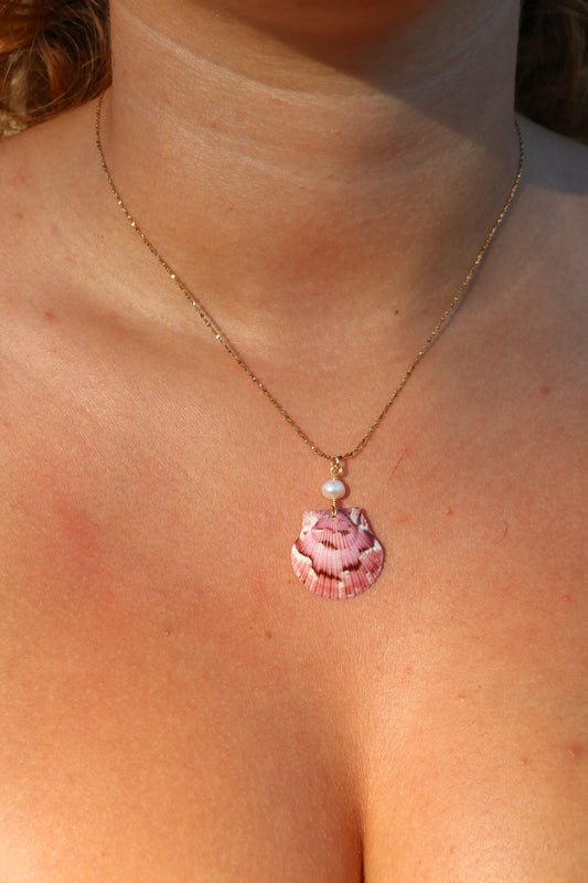 The Waikiki Calico Shell Necklace