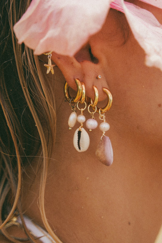 Mini Gold Kaimana Hoops