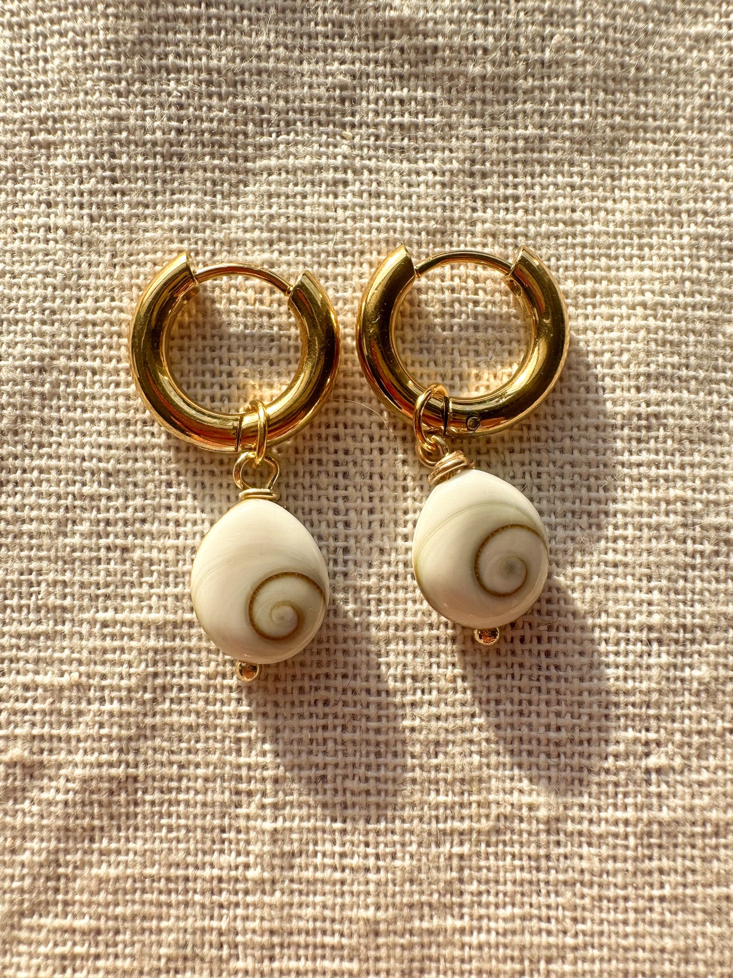 The Ahulani Shiva Shell Hoops