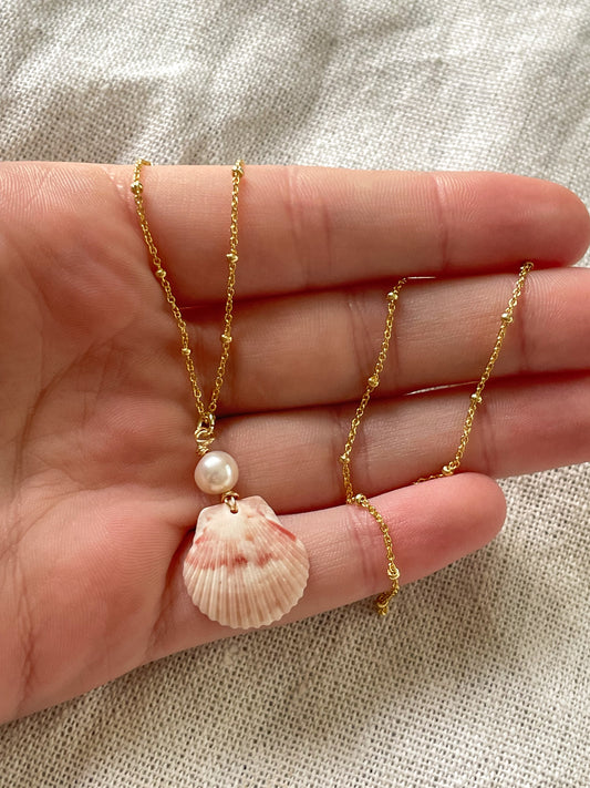 The Bahamas Calico Shell Necklace