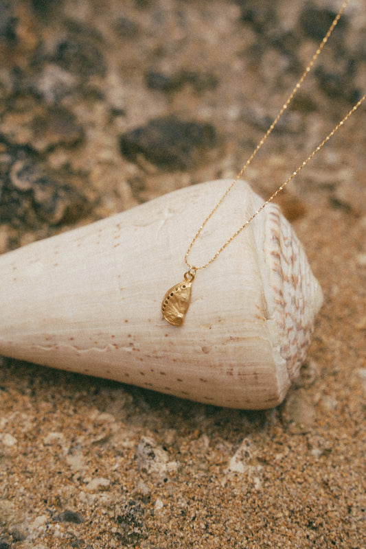 The Monterey Gold Abalone Necklace