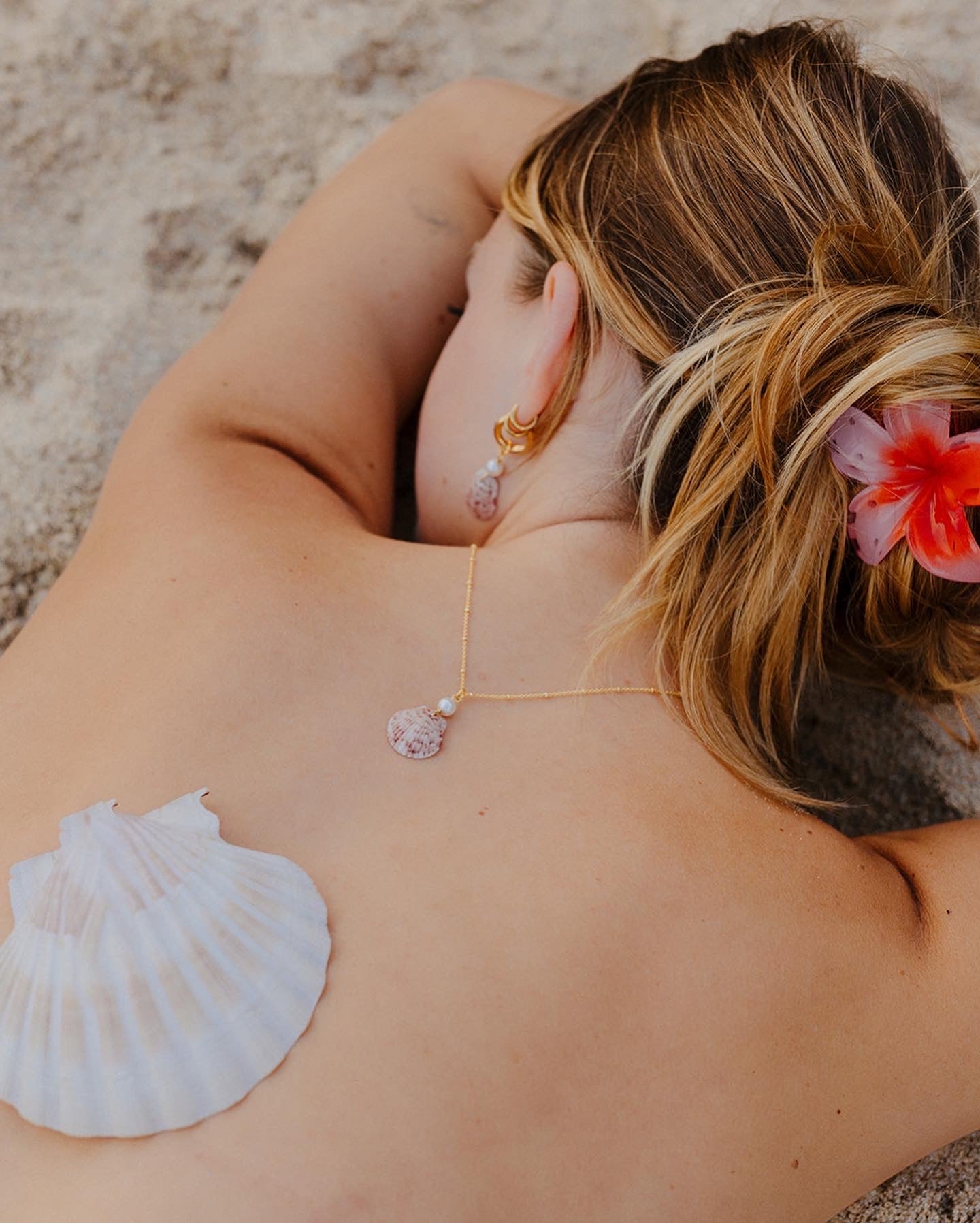 The Bahamas Calico Shell Necklace