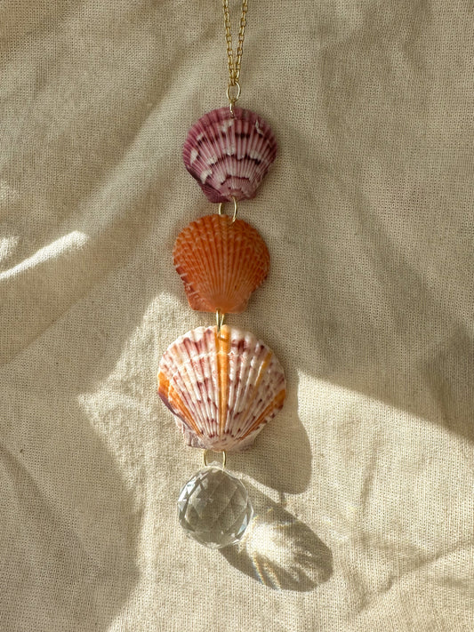 Multicolored Seashell Sun-catcher