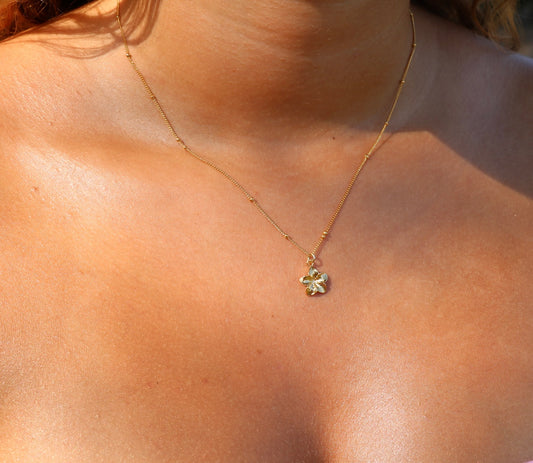 The Dainty Plumeria Necklace