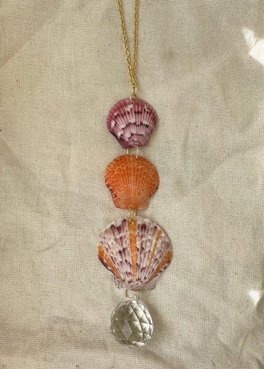 Multicolored Seashell Sun-catcher