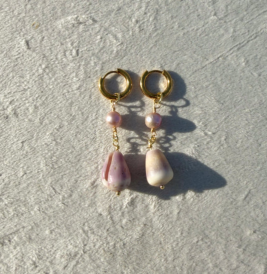 Gold Hawaiian Cone Shell Droplets #2