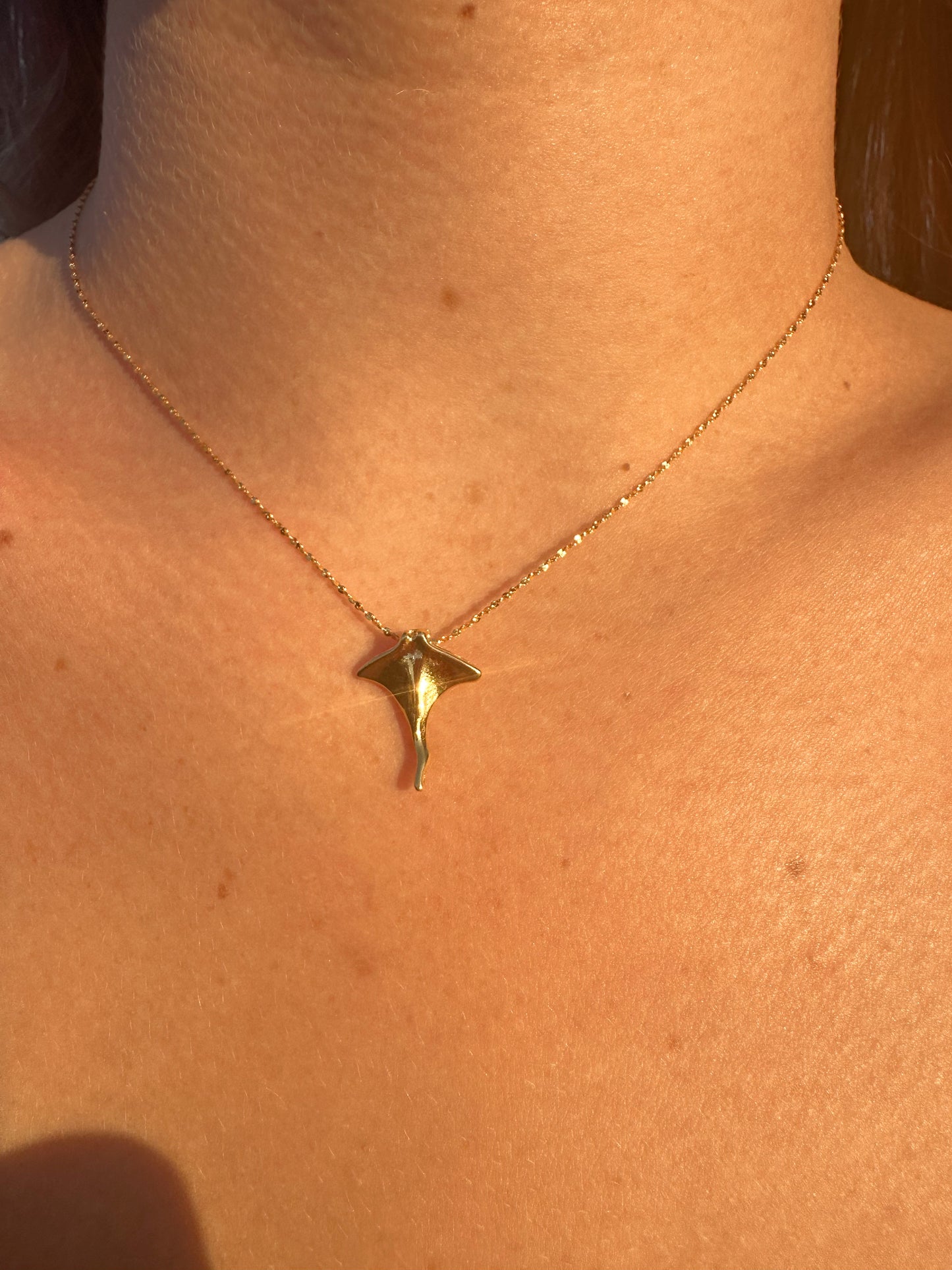 The Gold Stingray Necklace